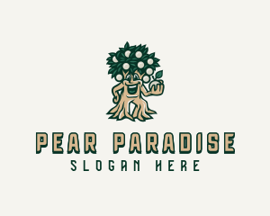 Pear Tree Garden logo design