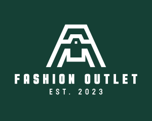 Outlet - Realty Label Letter A logo design