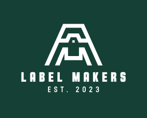 Label - Realty Label Letter A logo design