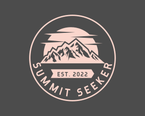 Mountain Hiking Brand logo design