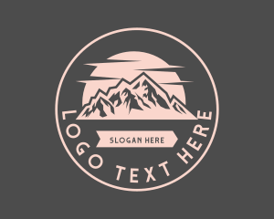 Mountain Hiking Brand Logo
