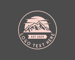 Lifestyle - Mountain Hiking Brand logo design