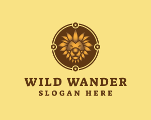 Wild Lion Animal logo design