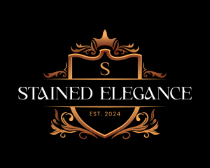 Crown Shield Elegant logo design