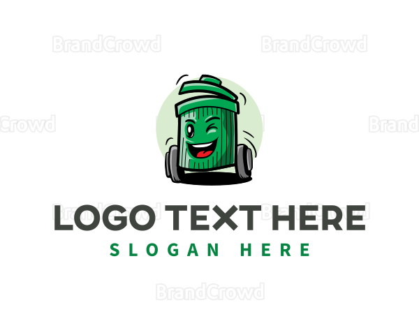 Trash garbage Junk Mascot Logo