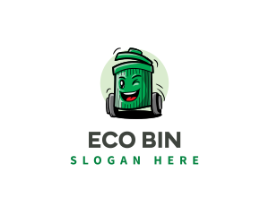 Bin - Trash garbage Junk Mascot logo design