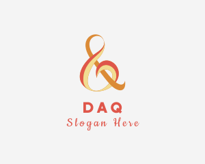 Store - Fashion Ampersand Calligraphy logo design