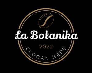 Coffee Barista  Bean Logo