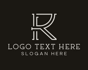 Letter Lj - Contractor Business Letter R logo design