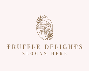 Truffle - Magic Mushroom Farm logo design