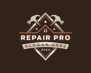 Hammer Repair Builder logo design