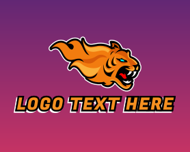 Esports - Esports Gaming Tiger Flame logo design