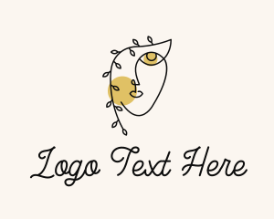 Lady - Organic Face Makeup logo design