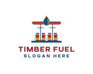 Fuel Gas Station logo design