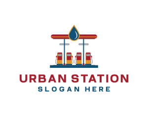 Fuel Gas Station logo design