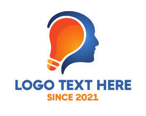 Smart - Human Bright Idea logo design