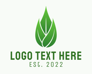 Wellness - Leaf Essential Oil logo design
