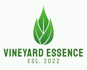 Leaf Essential Oil logo design