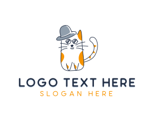 Pet Shop - Cat Feline Pet logo design