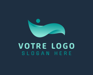 Gradient Wave Agency Logo