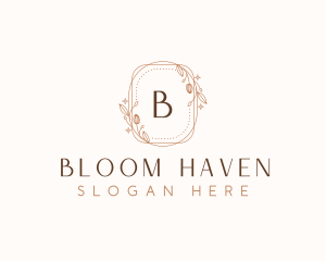 Elegant Floral Bloom logo design