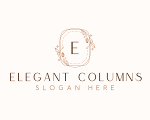 Elegant Floral Bloom logo design