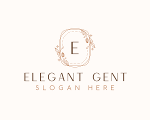 Elegant Floral Bloom logo design