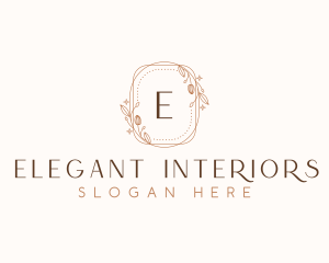 Elegant Floral Bloom logo design