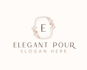 Elegant Floral Bloom logo design