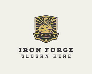 Ironwork - Ironwork Welder Shield logo design