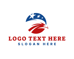 Stars - United States Eagle logo design