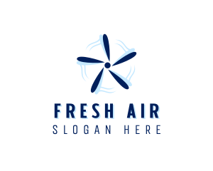 Airflow Hvac Ventilation logo design