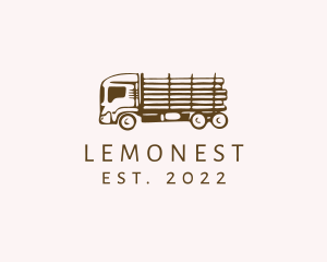 Transport - Lumber Truck Automobile logo design