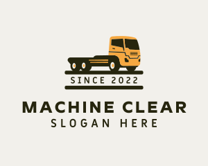 Highway - Flatbed Truck Logistics logo design