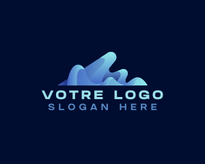 Laboratroy - Wave Multimedia Digital logo design