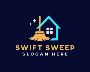 Broom - Residential Broom Cleaning logo design