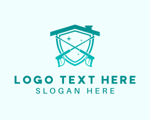 Teal - Home Pressure Washer logo design