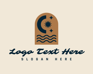 Astronomical - Cosmic Beach Wellness logo design