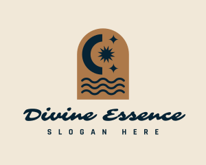 Cosmic Beach Wellness logo design