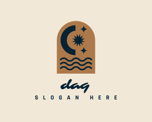 Palm Reader - Cosmic Beach Wellness logo design