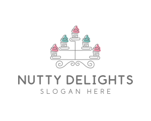 Cupcake Pastry Baking Logo