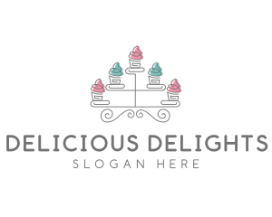 Cupcake Pastry Baking logo design