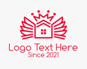 Structure - Red Royal House logo design