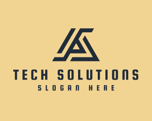 Insurers - Modern Tech Letter A logo design