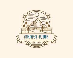 Road - Mountain Travel Adventure logo design