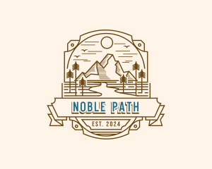 Mountain Travel Adventure logo design