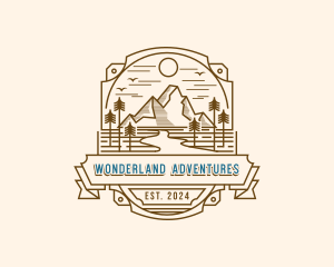 Mountain Travel Adventure logo design