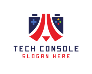 Console - Console Controller Gamer logo design