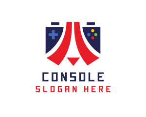 Console Controller Gamer logo design