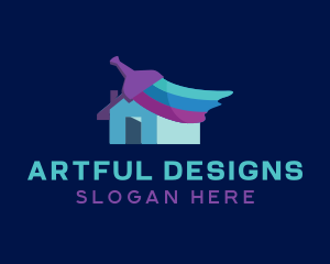 Home Paint Renovation logo design